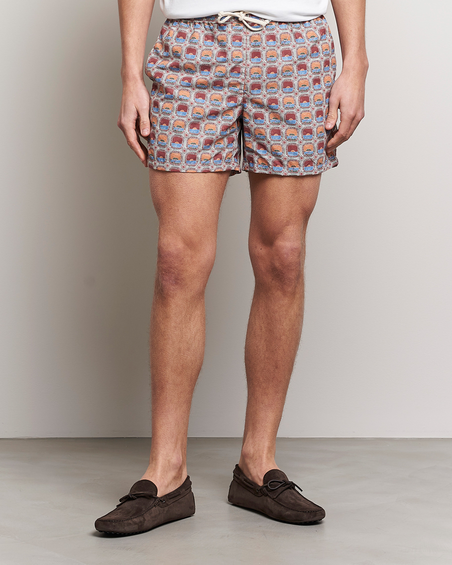 Herre |  | Ripa Ripa | Printed Swimshorts Red/Blue