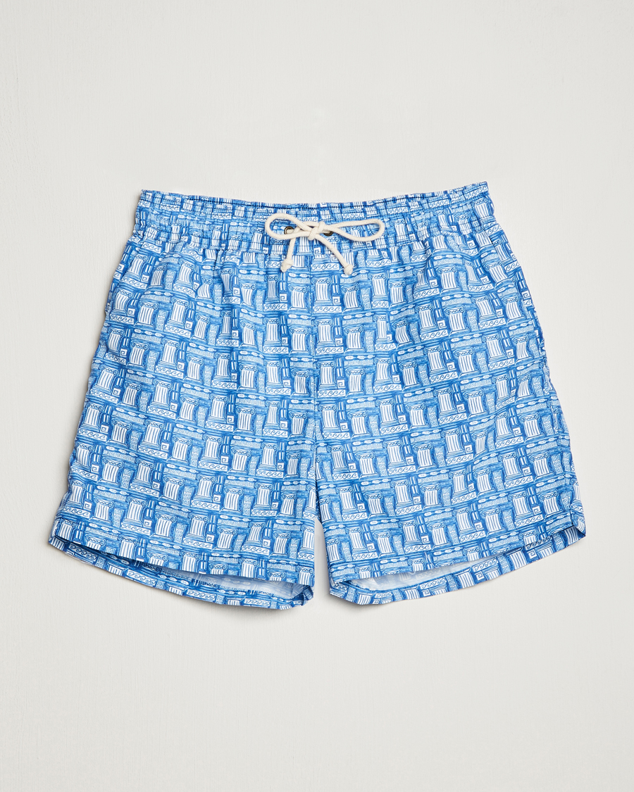 Herre | Badebukser | Ripa Ripa | Printed Swimshorts Blue