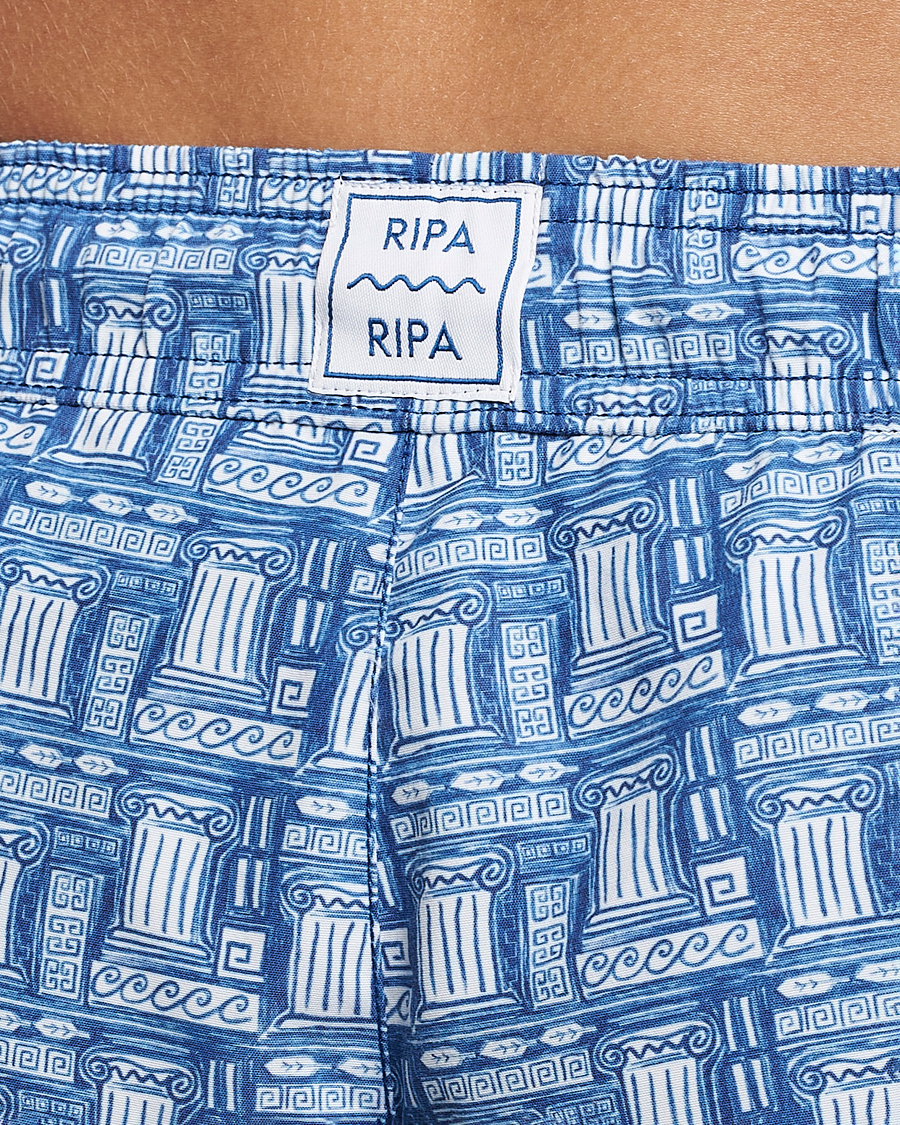 Herre | Badebukser | Ripa Ripa | Printed Swimshorts Blue