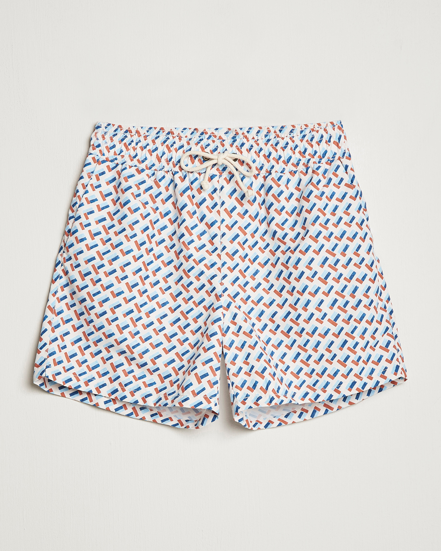 Herre | Badebukser | Ripa Ripa | Printed Swimshorts Off White