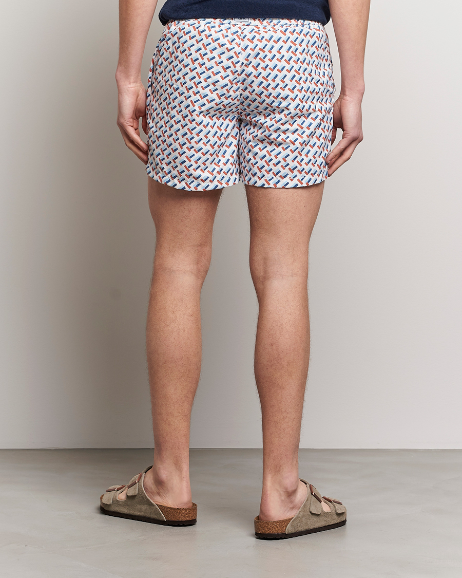 Herre | Badebukser | Ripa Ripa | Printed Swimshorts Off White
