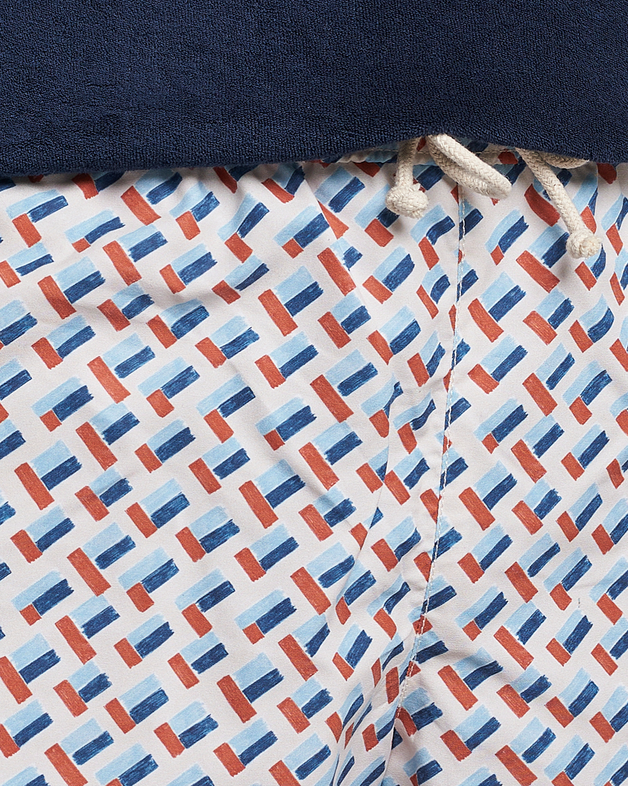 Herre | Badebukser | Ripa Ripa | Printed Swimshorts Off White