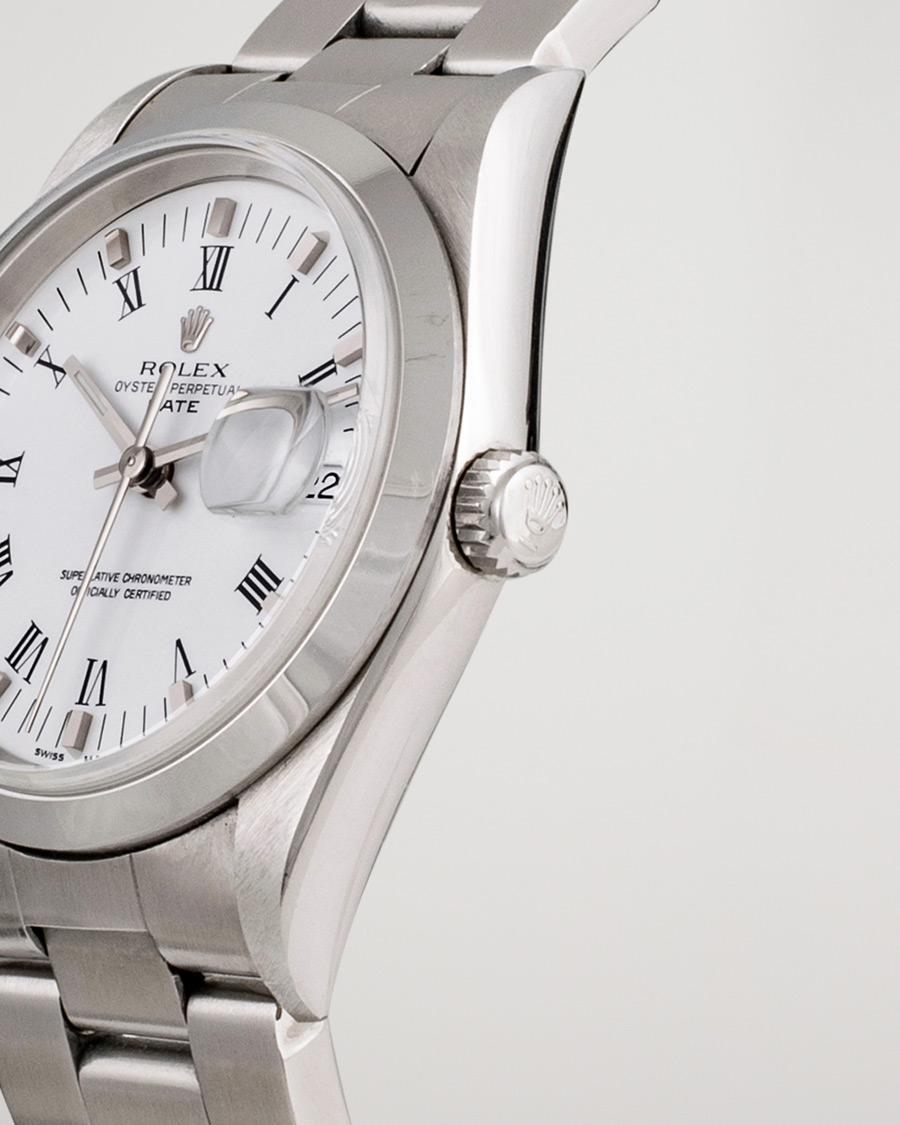 Herre | Pre-Owned & Vintage Watches | Rolex Pre-Owned | Date 15200 Oyster Perpetual Steel White