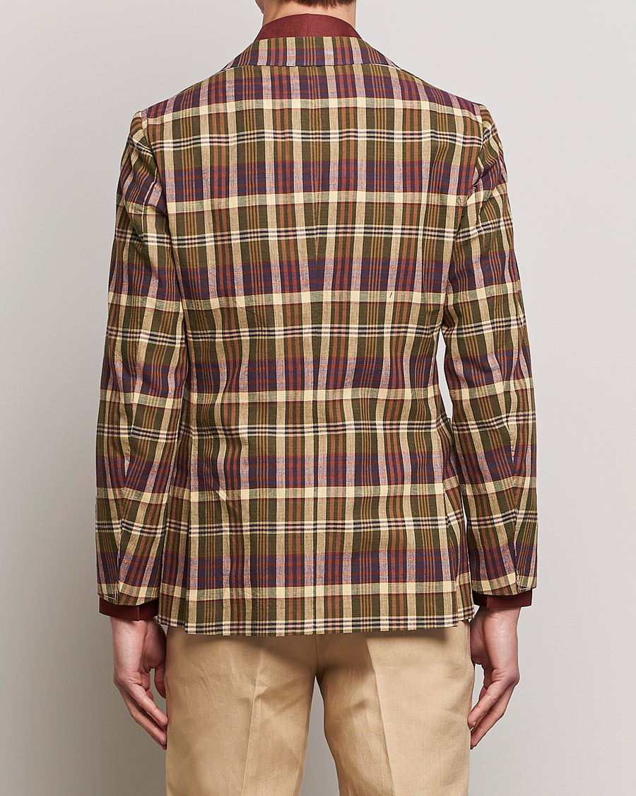 Herre | Blazere & jakker | Beams F | Patch Pocket Blazer Dark Brown Madras