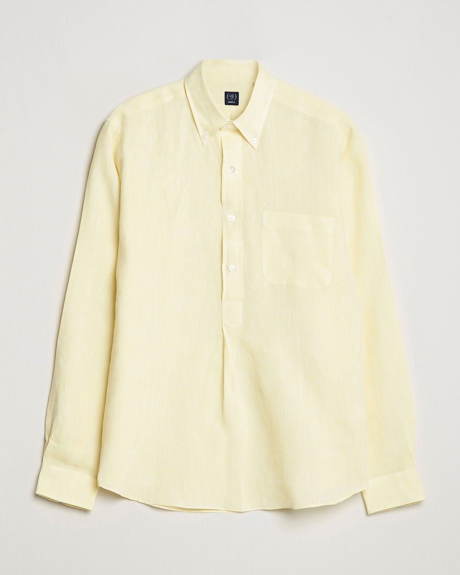 Herre | Skjorter | Beams F | Button Down Pullover Shirt Yellow