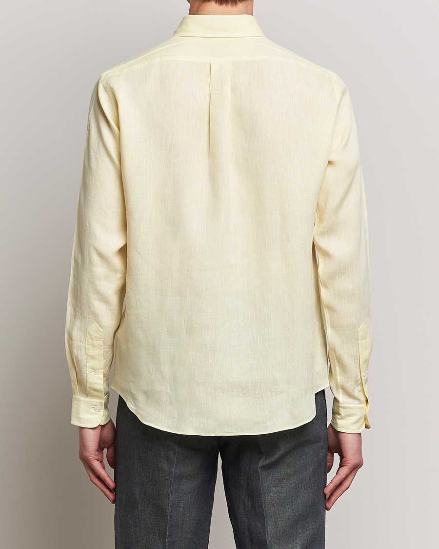 Herre | Skjorter | Beams F | Button Down Pullover Shirt Yellow