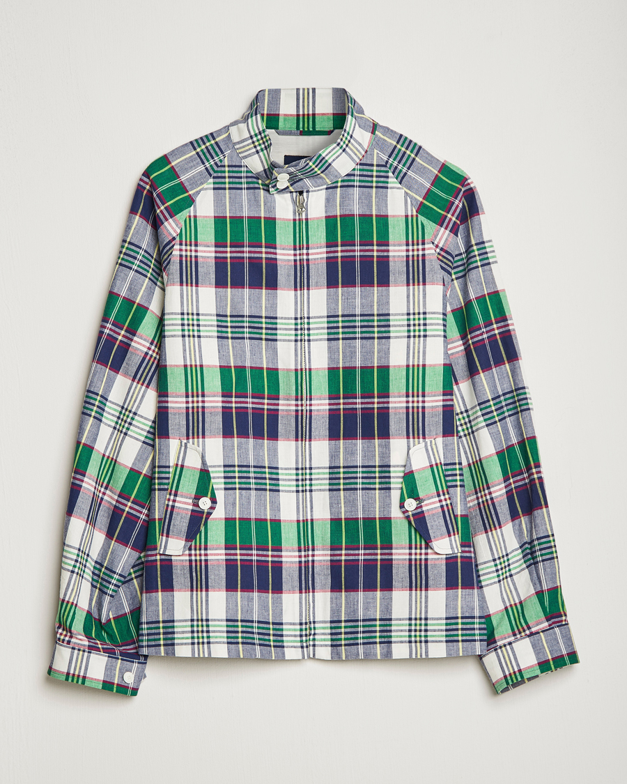 Herre | Jakker | Beams F | Driving Blouson Blue Madras