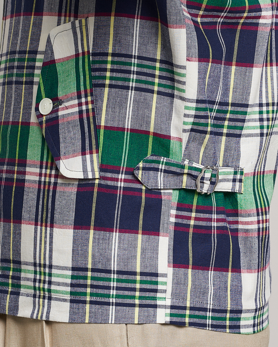 Herre | Jakker | Beams F | Driving Blouson Blue Madras