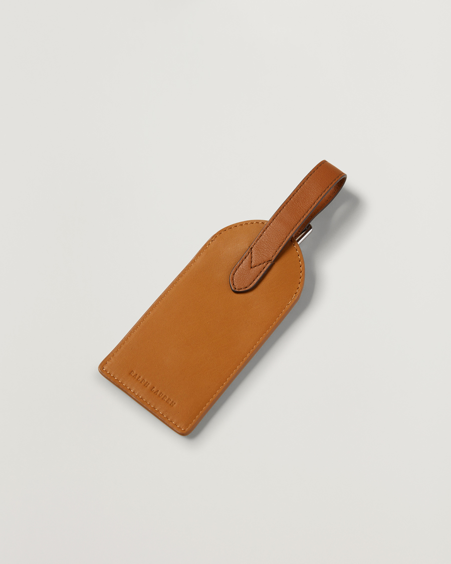 Herre | Ralph Lauren Home Toledo Luggage Tag Saddle Brown | Ralph Lauren Home | Toledo Luggage Tag Saddle Brown