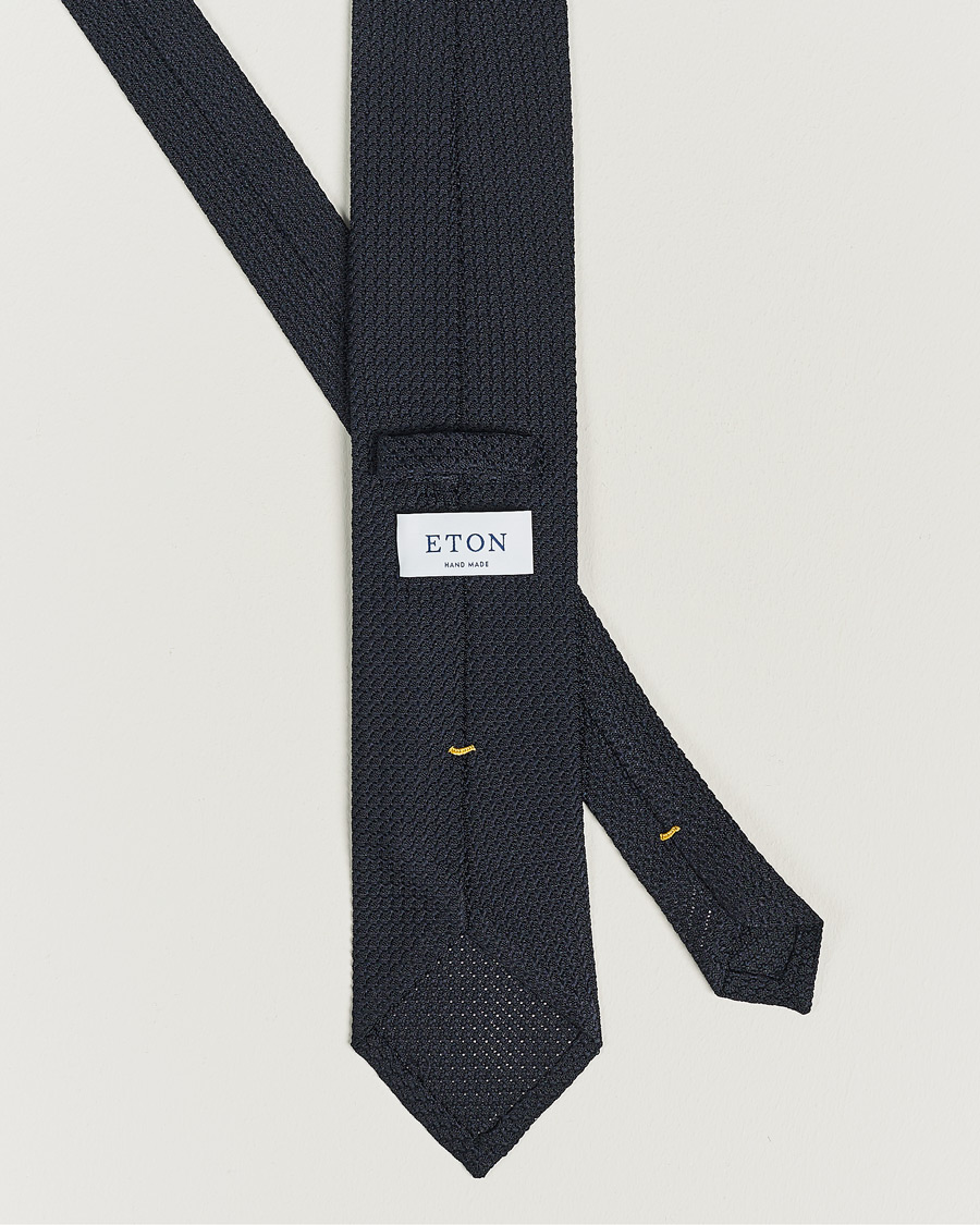 Herre | Slips | Eton | Grenadine Tie Dark Blue