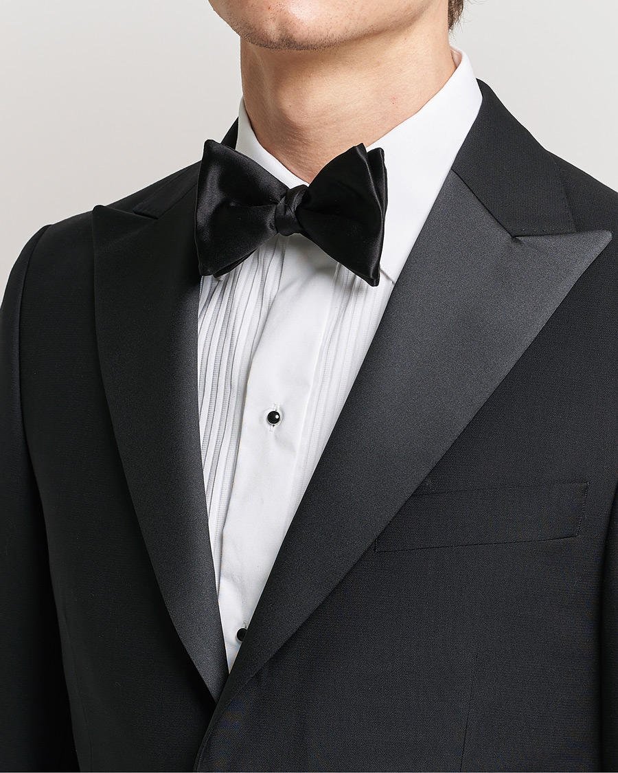 Herre |  | Eton | Self-Tie Silk Bow Tie Black