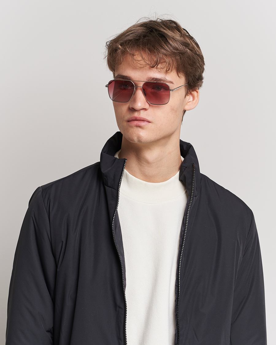 Herre | CHIMI Aviator Sunglasses Frosted Red | CHIMI | Aviator Sunglasses Frosted Red