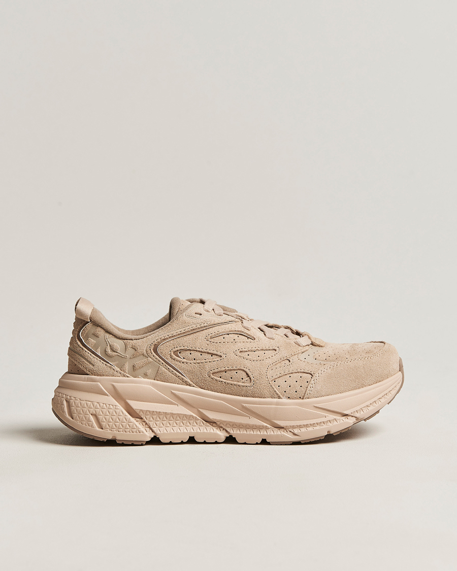 Herre | Clifton L Suede Shifting Sand/Dune | Hoka One One | Clifton L Suede Shifting Sand/Dune