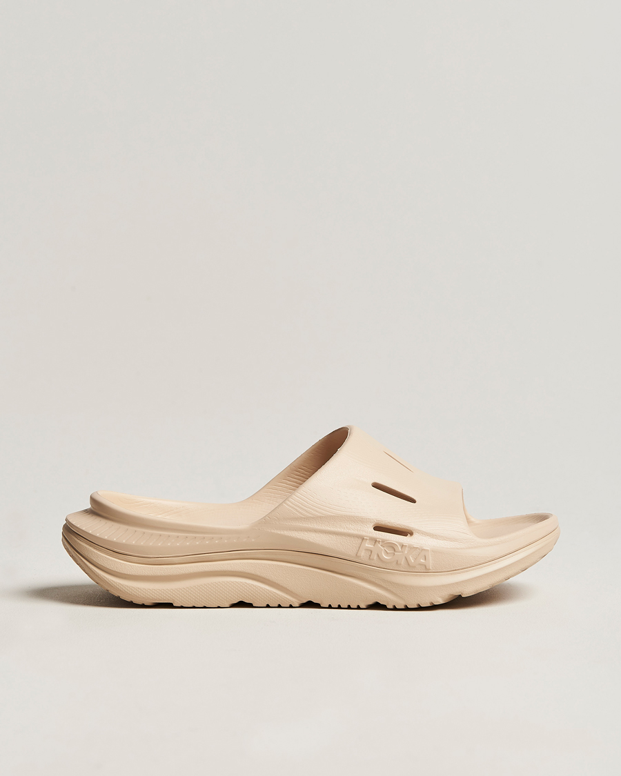 Herre | Hoka Ora Recovery Slide 3 Shifting Sand | Hoka | Ora Recovery Slide 3 Shifting Sand