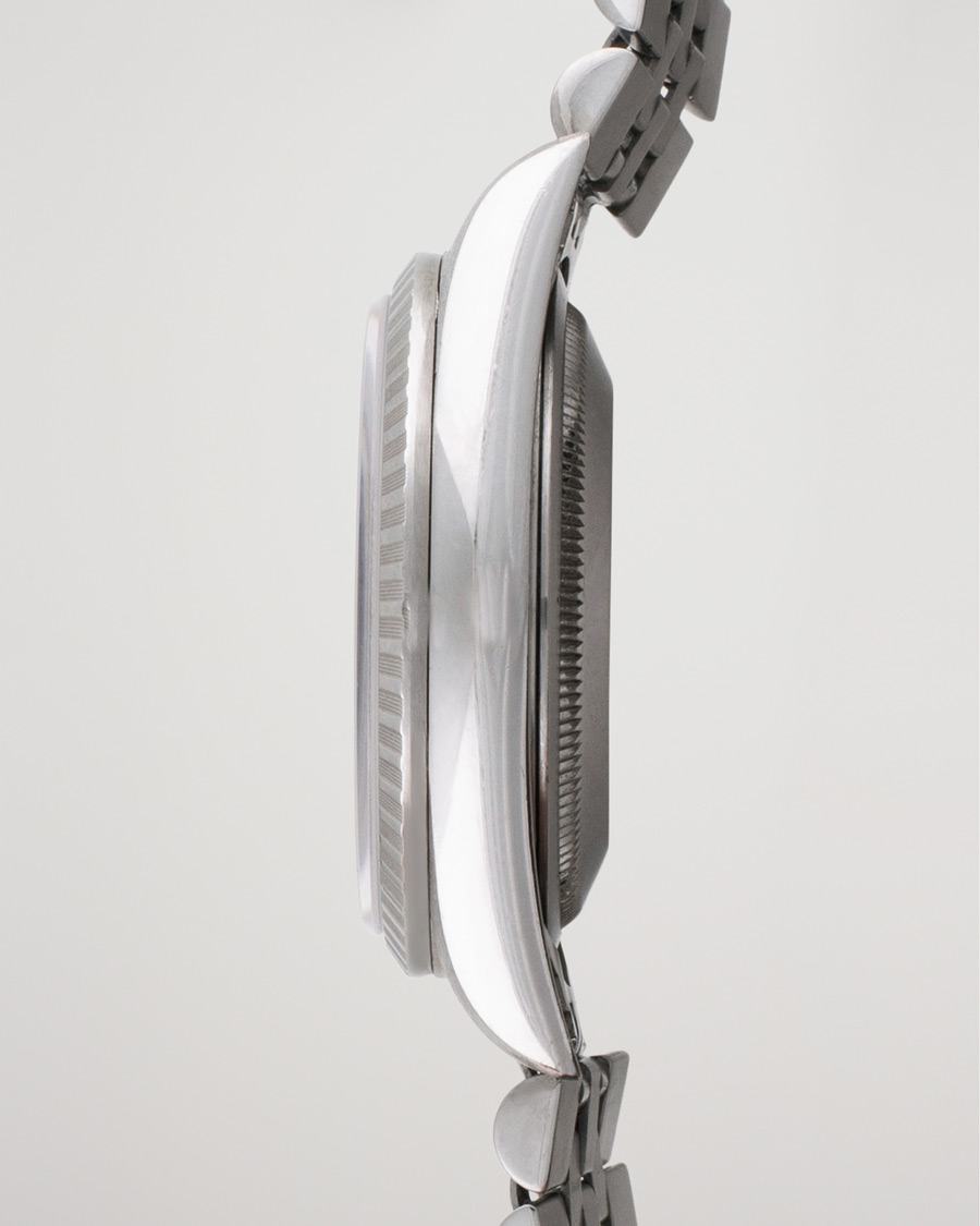 Herre | Pre-Owned & Vintage Watches | Rolex Pre-Owned | Datejust 16220 Oyster Perpetual Black Steel Black