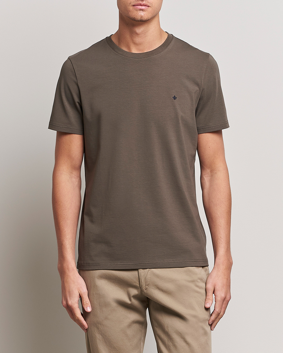 Herre | T-Shirts | Morris | James Cotton T-Shirt Brown