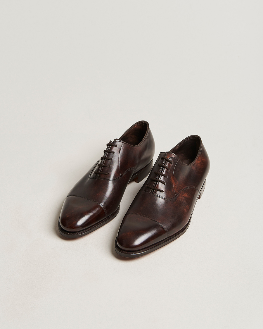 Herre | Håndlavede sko | John Lobb | City II Oxford Dark Brown Calf