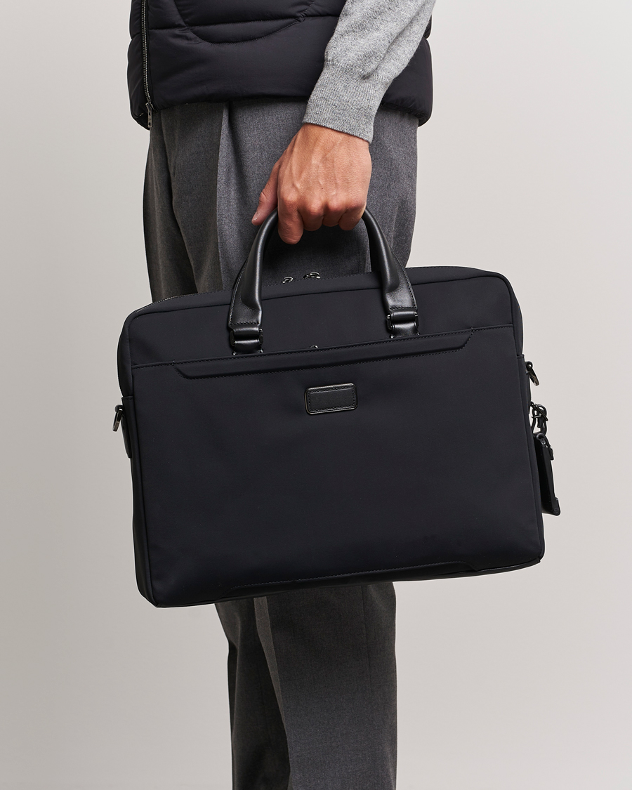 Men | TUMI | TUMI | Harrison Avondale Top Zip Briefcase Black