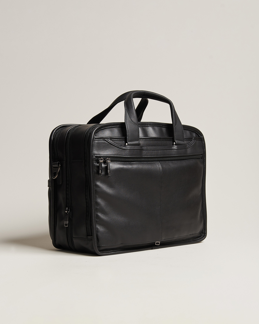 Herre | Tasker | TUMI | Alpha 3 Exp Organizer Laptop Leather Brief Black