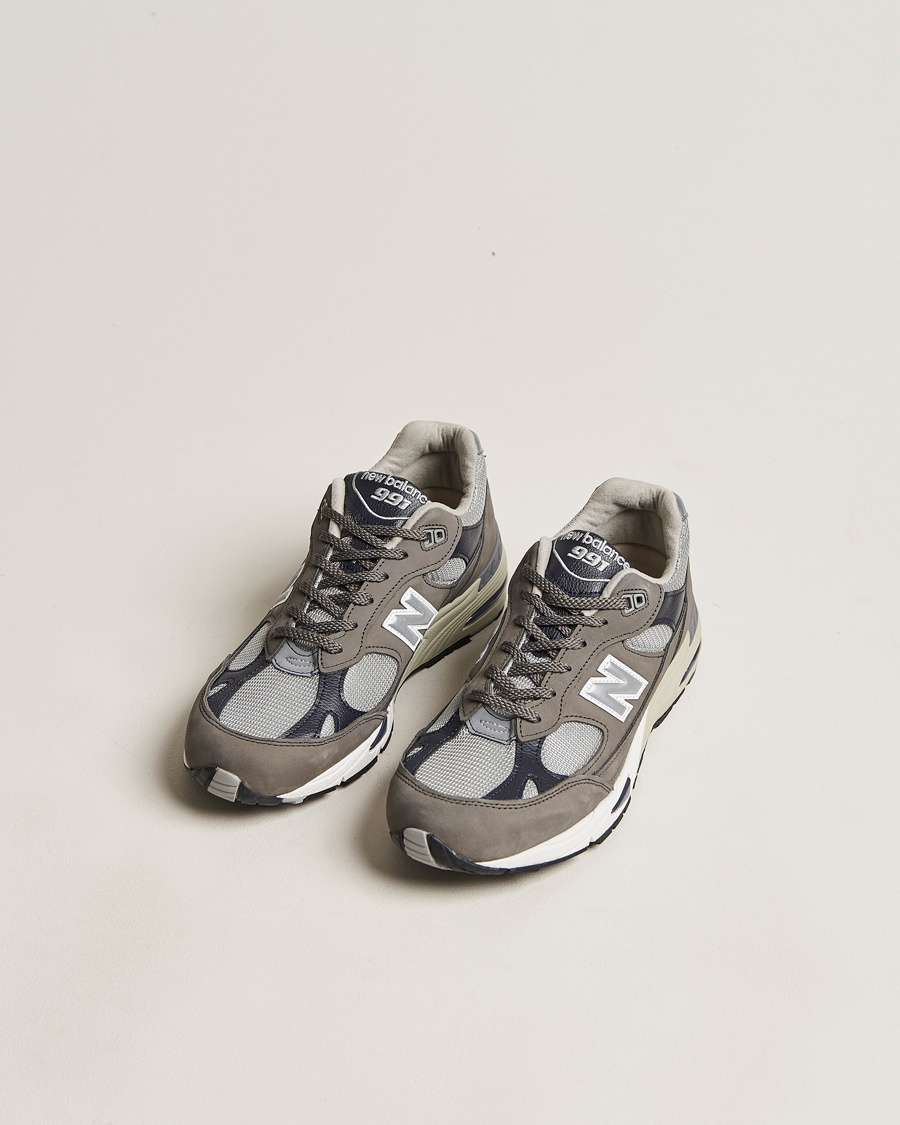Herre | Sko i ruskind | New Balance | Made In UK 991 Sneakers Castlerock/Navy