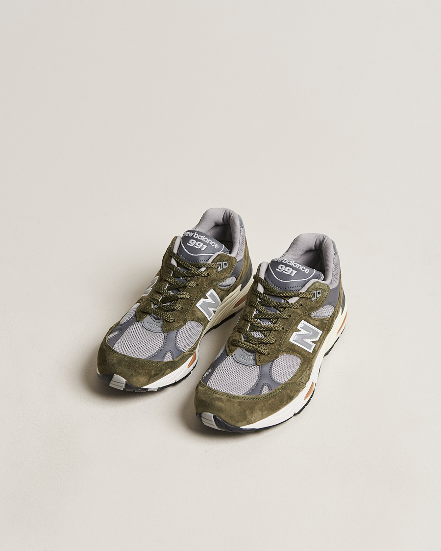Herre | New Balance | New Balance | Made In UK 991 Sneakers Green/Grey