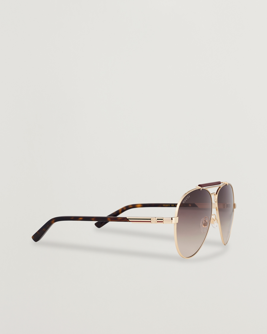 Insister sygdom Skriv email Gucci GG1287S Sunglasses Havana/Gold - CareOfCarl.dk