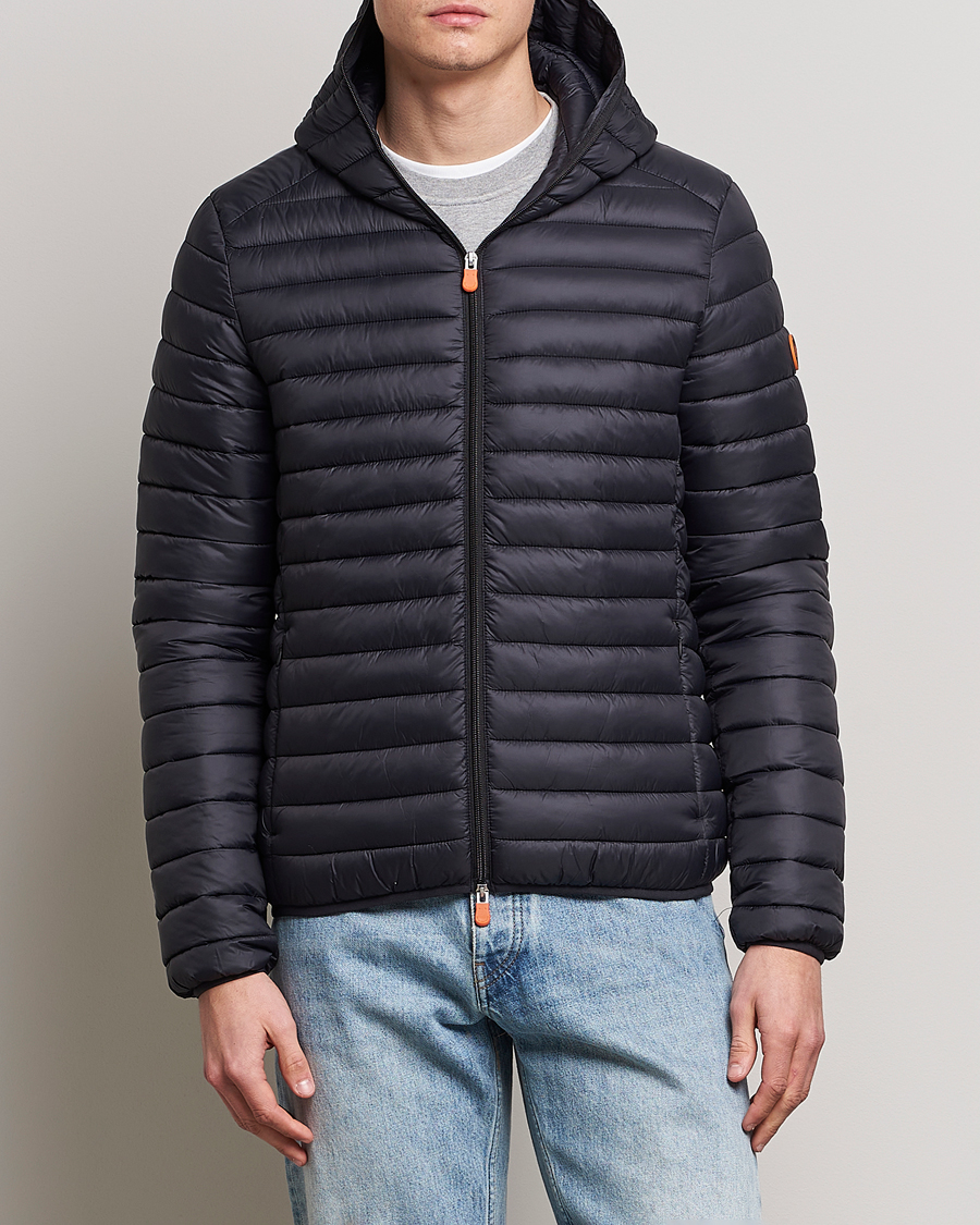 Herre | Jakker | Save The Duck | Duffy Lightweight Padded Hood Jacket Black