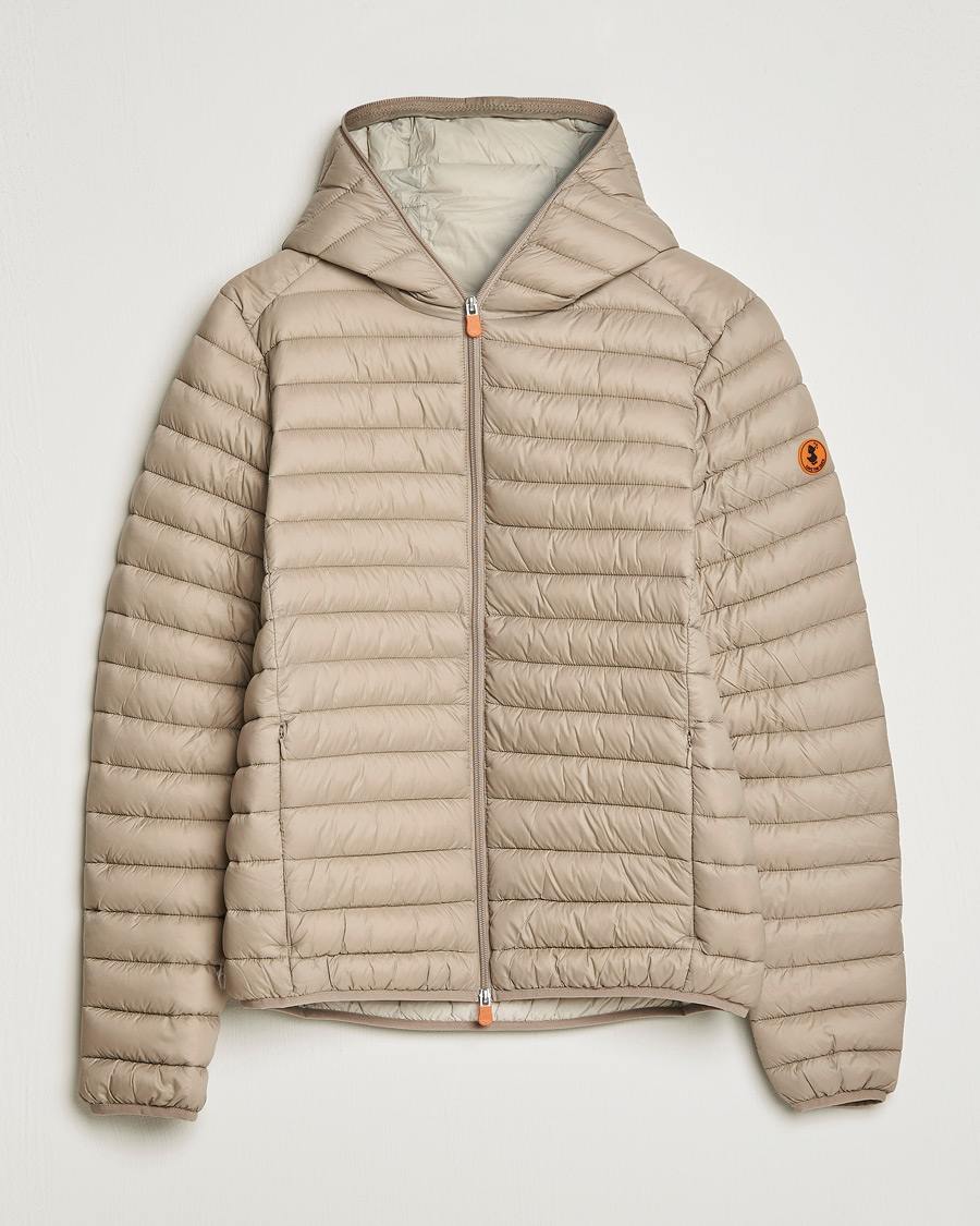 Herre | Jakker | Save The Duck | Duffy Lightweight Padded Hood Jacket Dune Beige