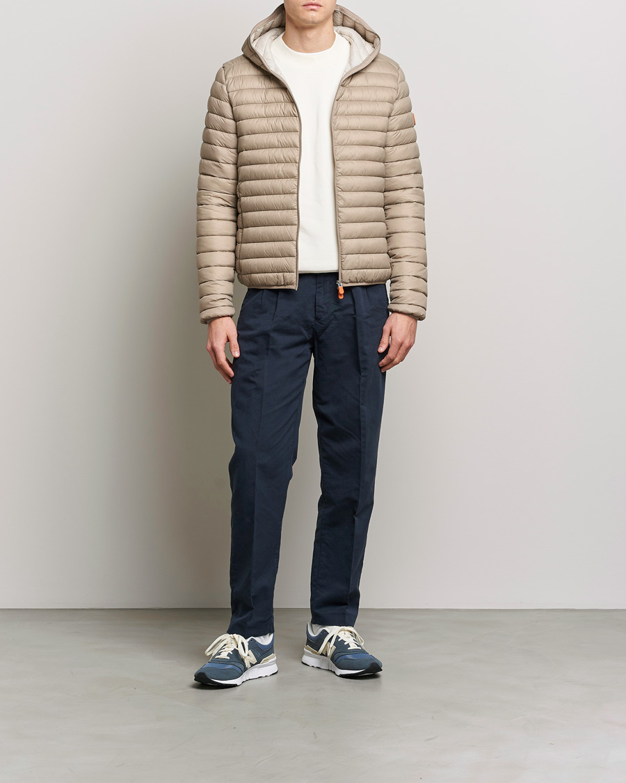 Herre | Jakker | Save The Duck | Duffy Lightweight Padded Hood Jacket Dune Beige