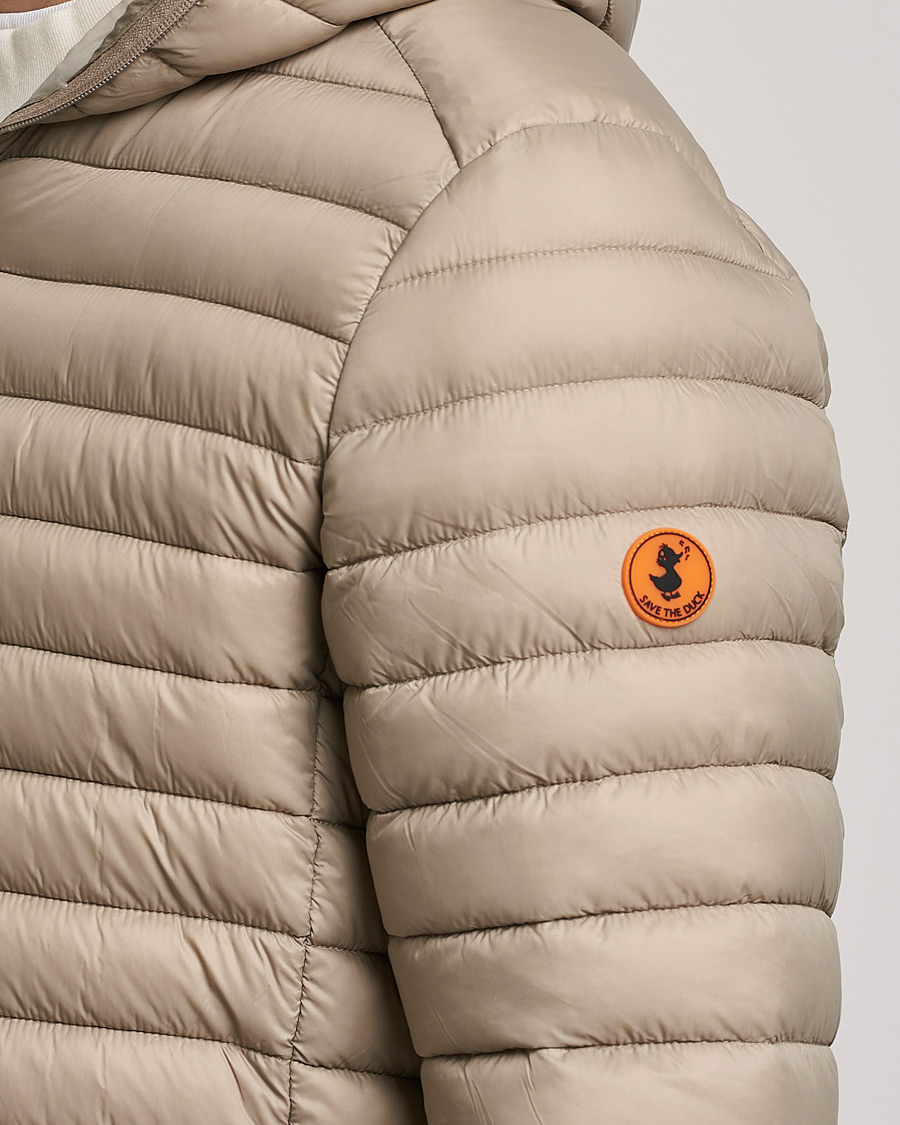 Herre | Jakker | Save The Duck | Duffy Lightweight Padded Hood Jacket Dune Beige