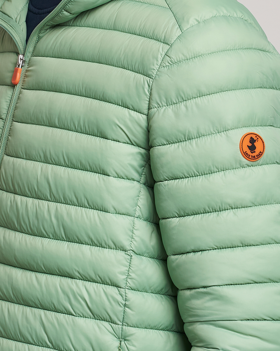 Herre | Jakker | Save The Duck | Duffy Lightweight Padded Hood Jacket Mint Green