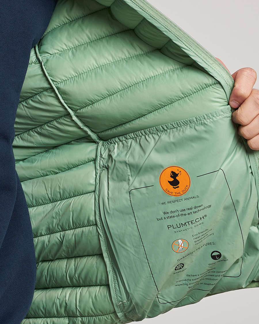 Herre | Jakker | Save The Duck | Duffy Lightweight Padded Hood Jacket Mint Green