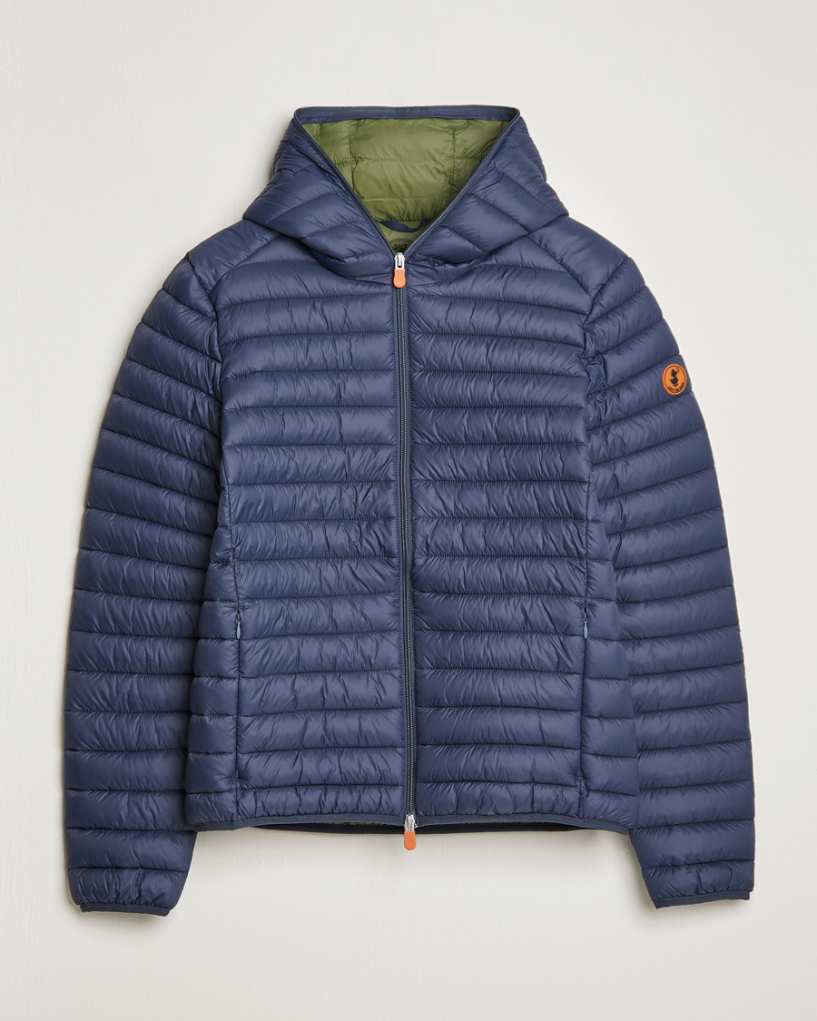 Herre | Jakker | Save The Duck | Duffy Lightweight Padded Hood Jacket Ombre Blue
