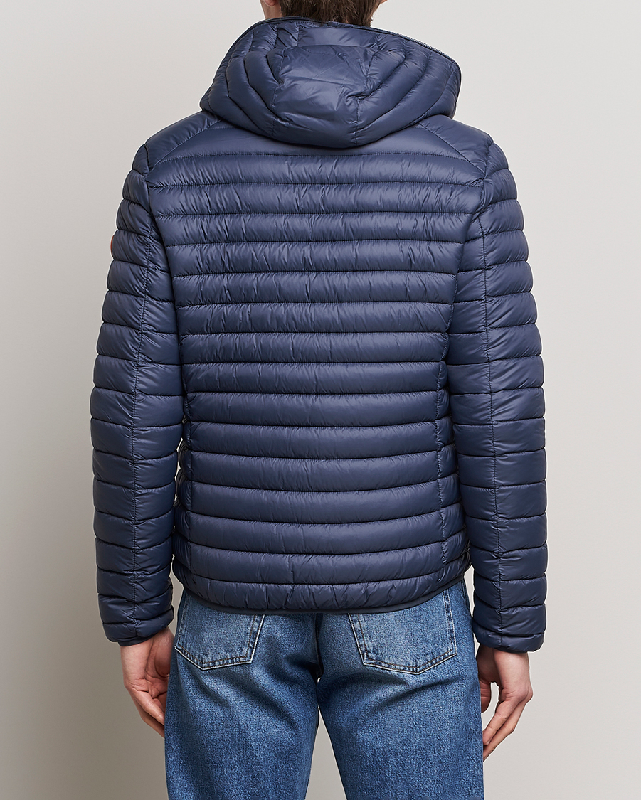 Herre | Jakker | Save The Duck | Duffy Lightweight Padded Hood Jacket Ombre Blue