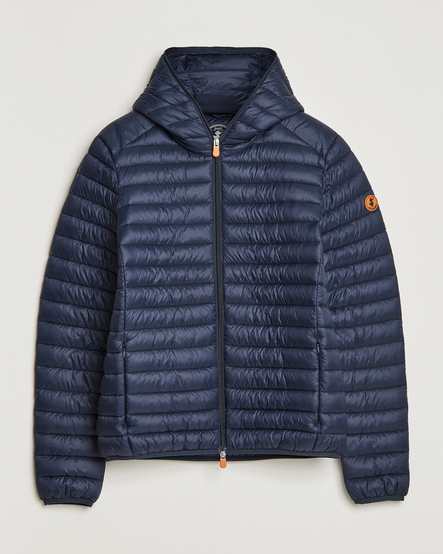 Herre | Jakker | Save The Duck | Duffy Lightweight Padded Hood Jacket Blue Black