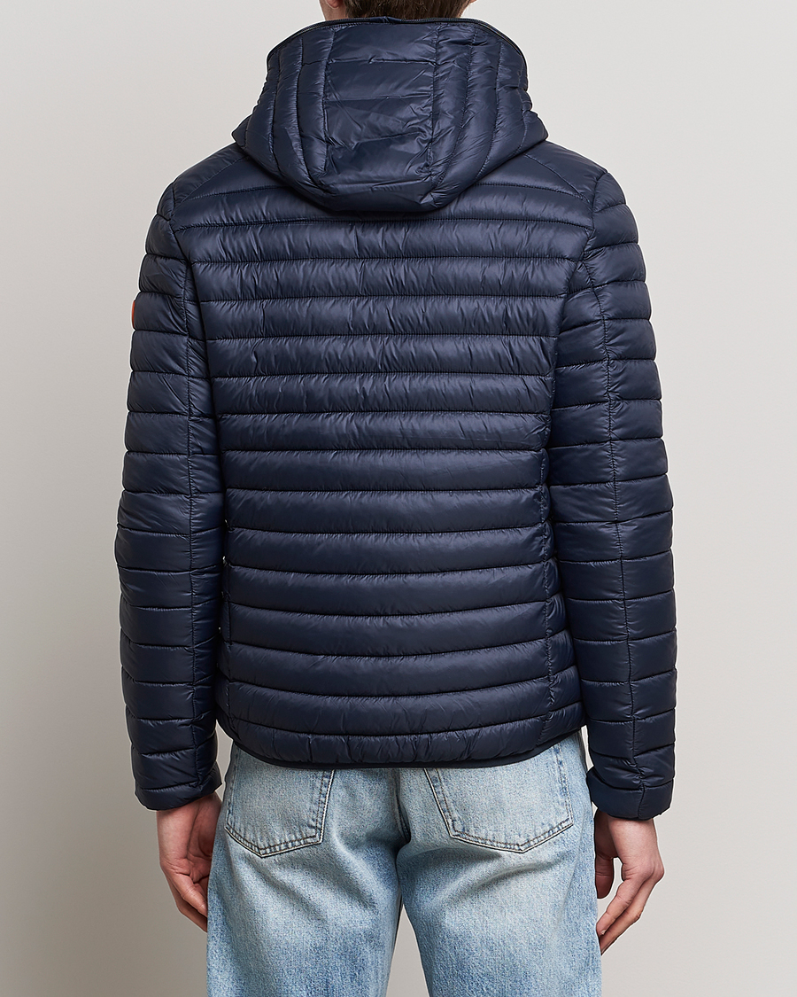 Herre | Jakker | Save The Duck | Duffy Lightweight Padded Hood Jacket Blue Black