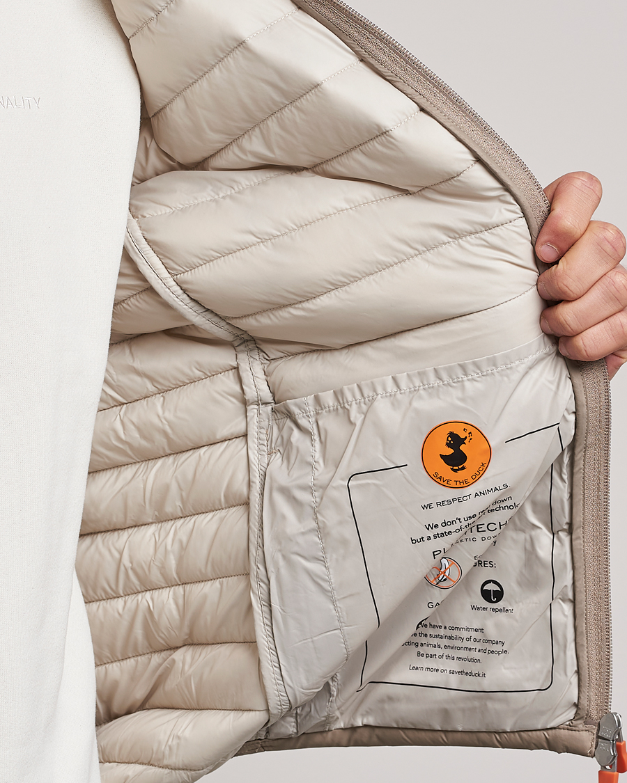 Herre | Jakker | Save The Duck | Alex Lightweight Padded Jacket Dune Beige