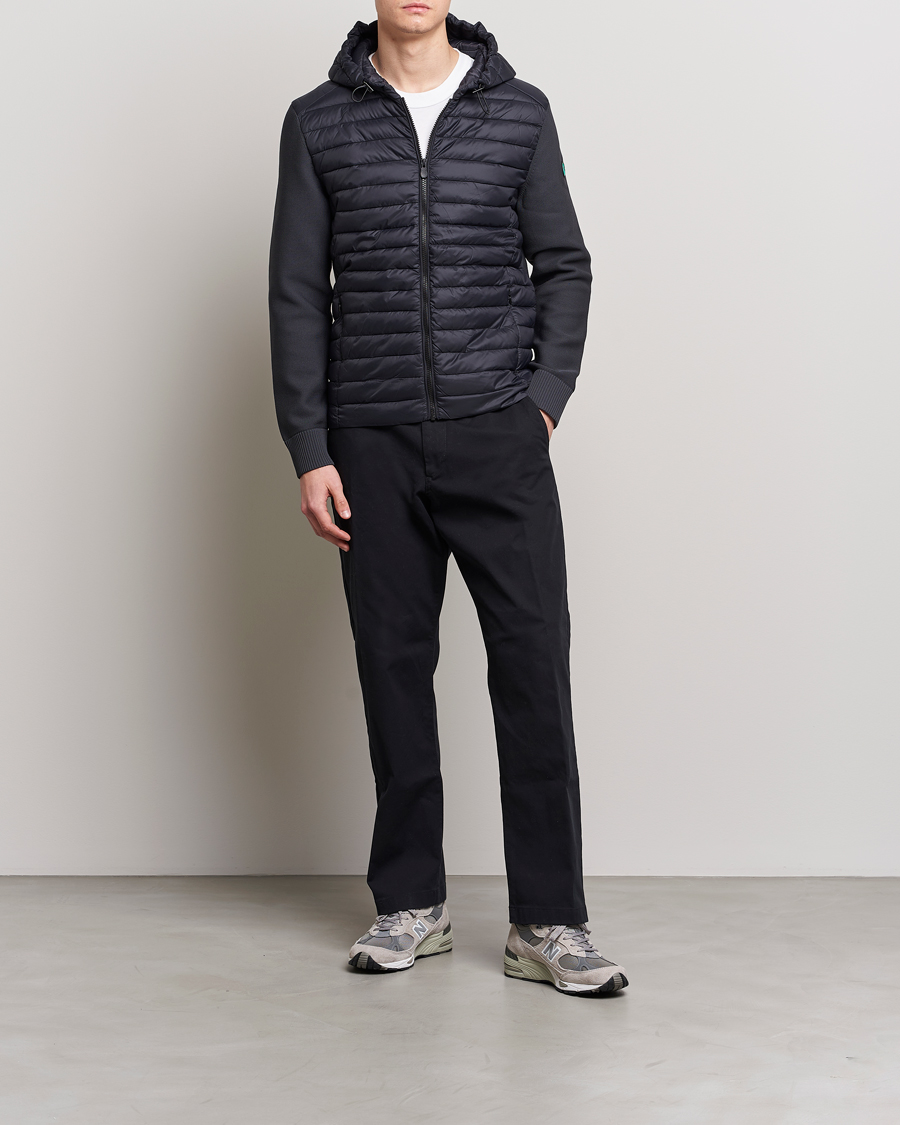 Herre | Jakker | Save The Duck | Murilo Hybrid Hood Jacket Black
