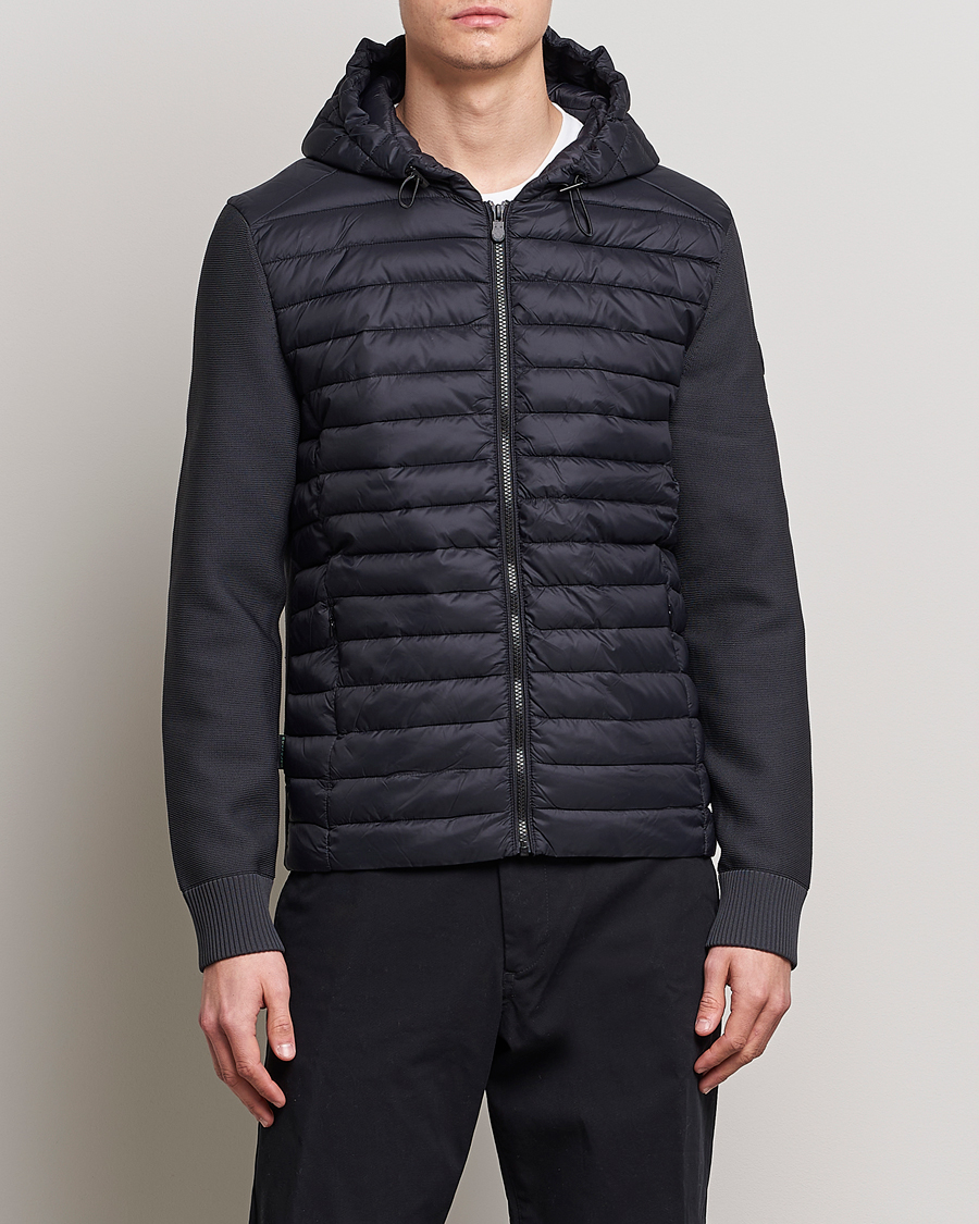 Herre | Jakker | Save The Duck | Murilo Hybrid Hood Jacket Black