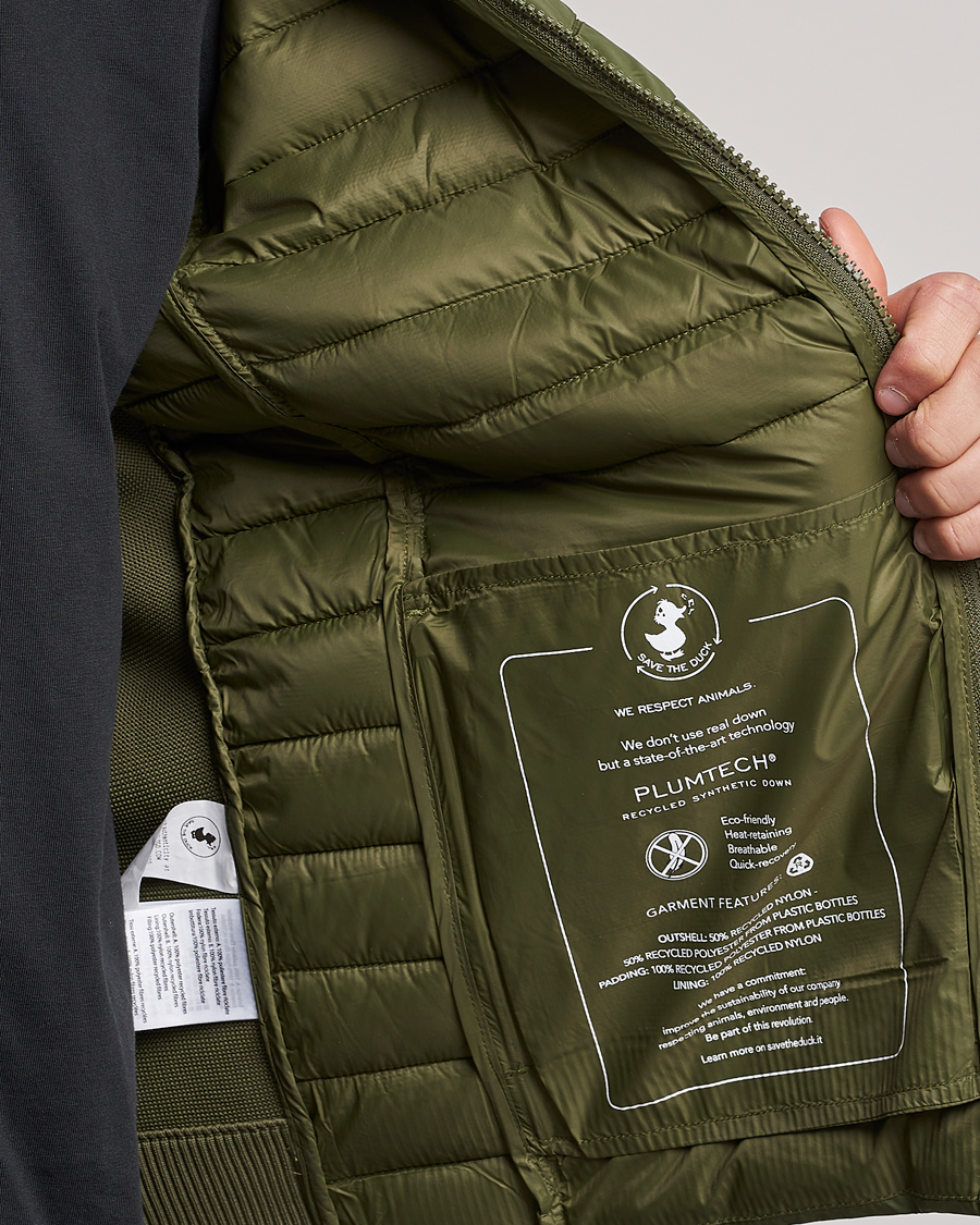 Herre | Jakker | Save The Duck | Murilo Hybrid Hood Jacket Dusty Olive