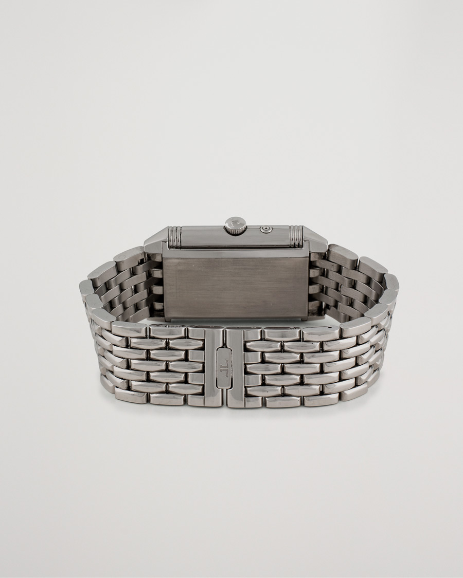 Herre | Pre-Owned & Vintage Watches | Jaeger-LeCoultre Pre-Owned | Reverso Duoface 270.8.54 Steel Silver Black