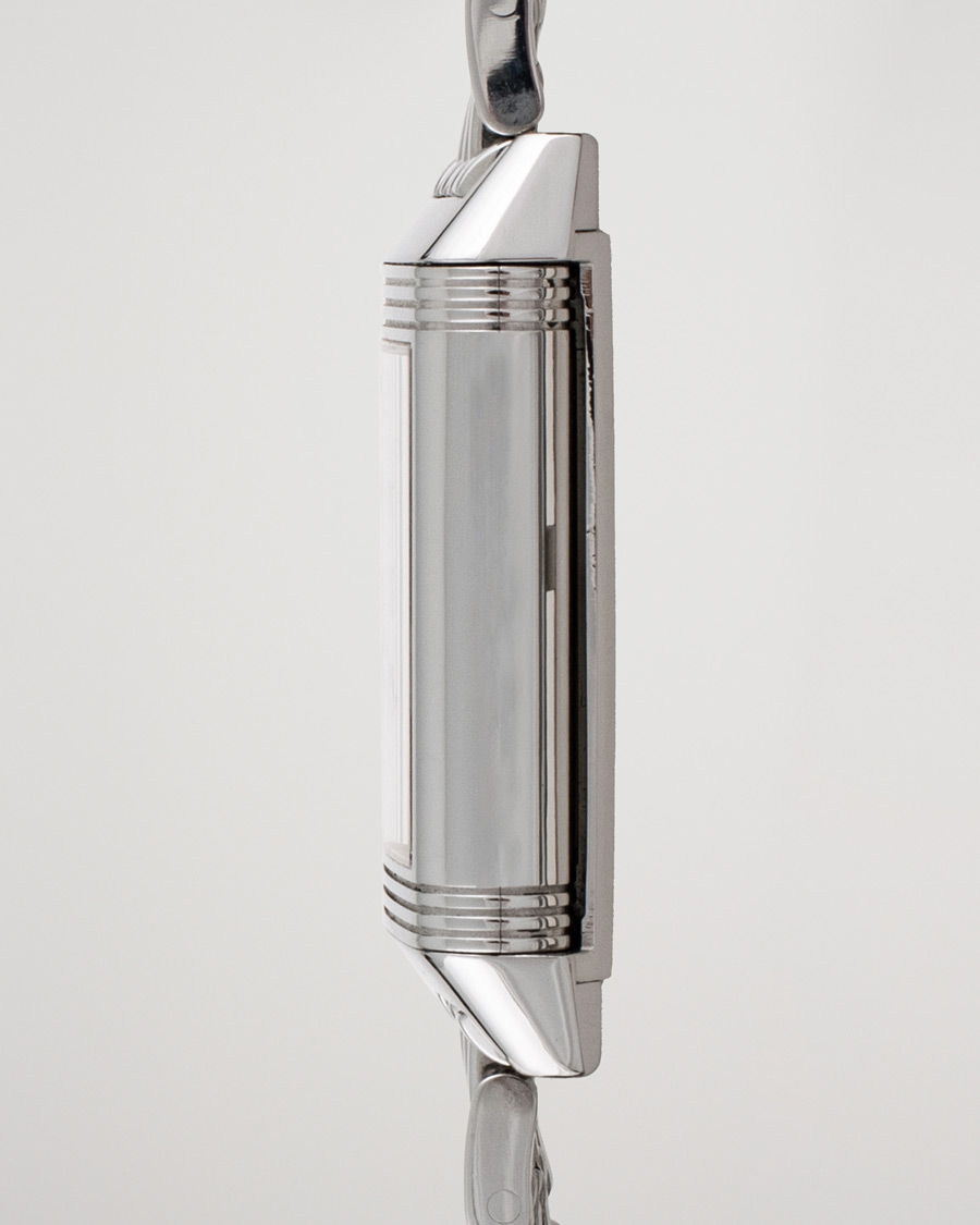 Herre | Pre-Owned & Vintage Watches | Jaeger-LeCoultre Pre-Owned | Reverso Duoface 270.8.54 Steel Silver Black