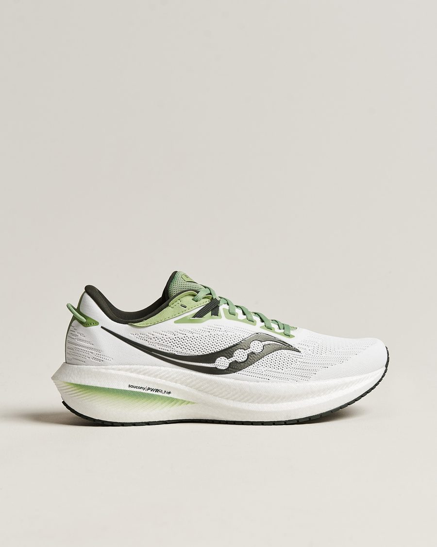 Herre | Saucony Triumph 21 Running Sneakers White/Umbra | Saucony | Triumph 21 Running Sneakers White/Umbra