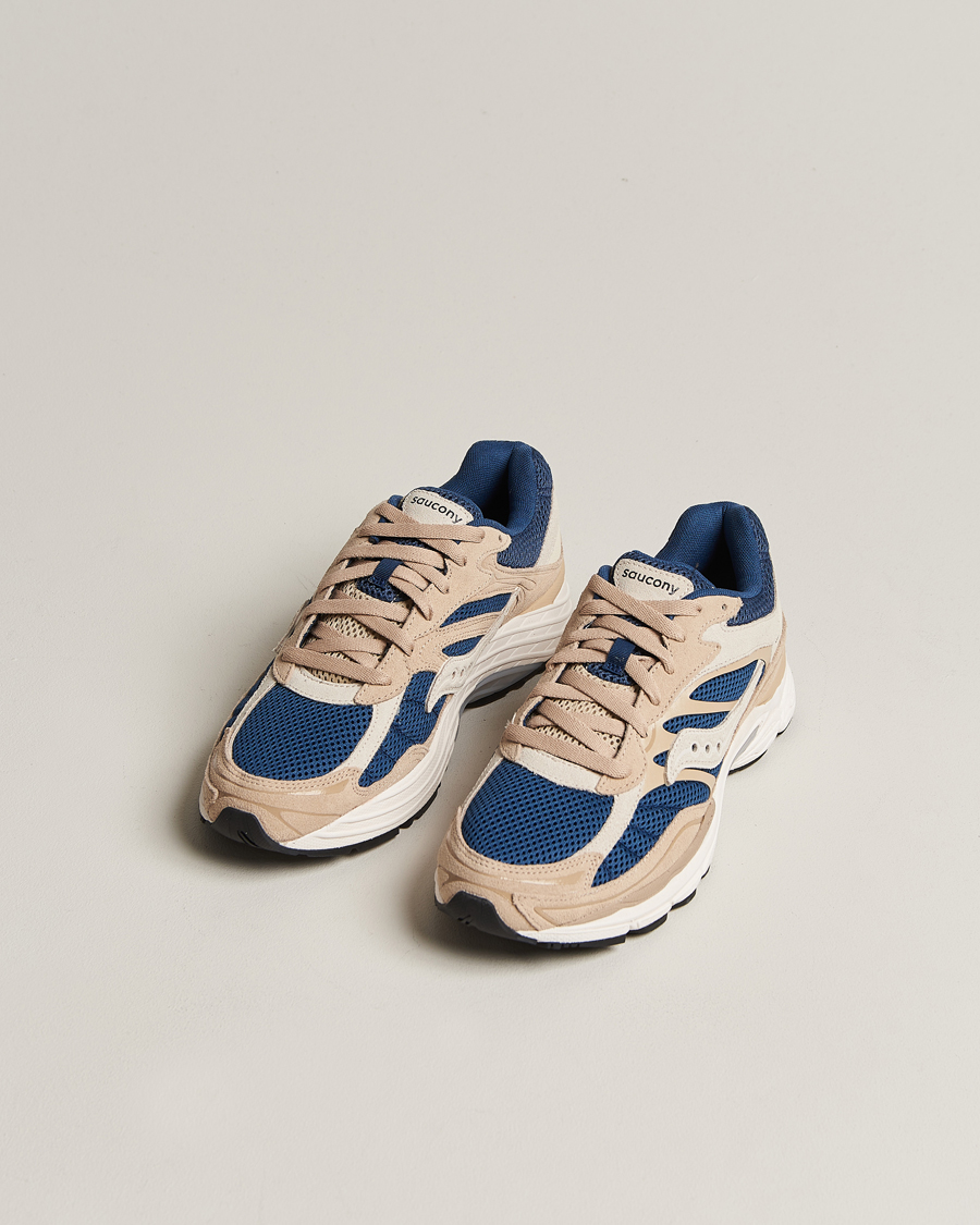 Herre | Running sneakers | Saucony | Progrid Omni 9 Running Sneaker Beige/Blue