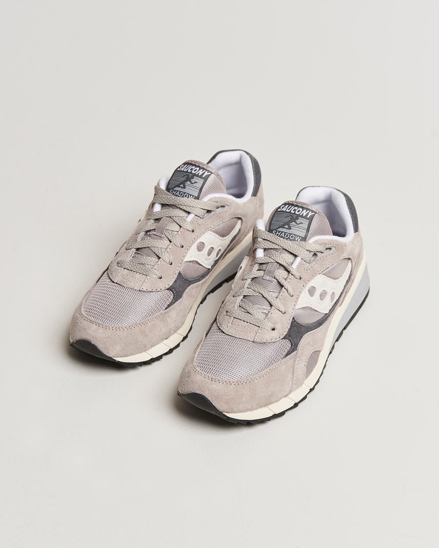 Herre | Sko i ruskind | Saucony | Shadow 6000 Sneaker Grey/Grey