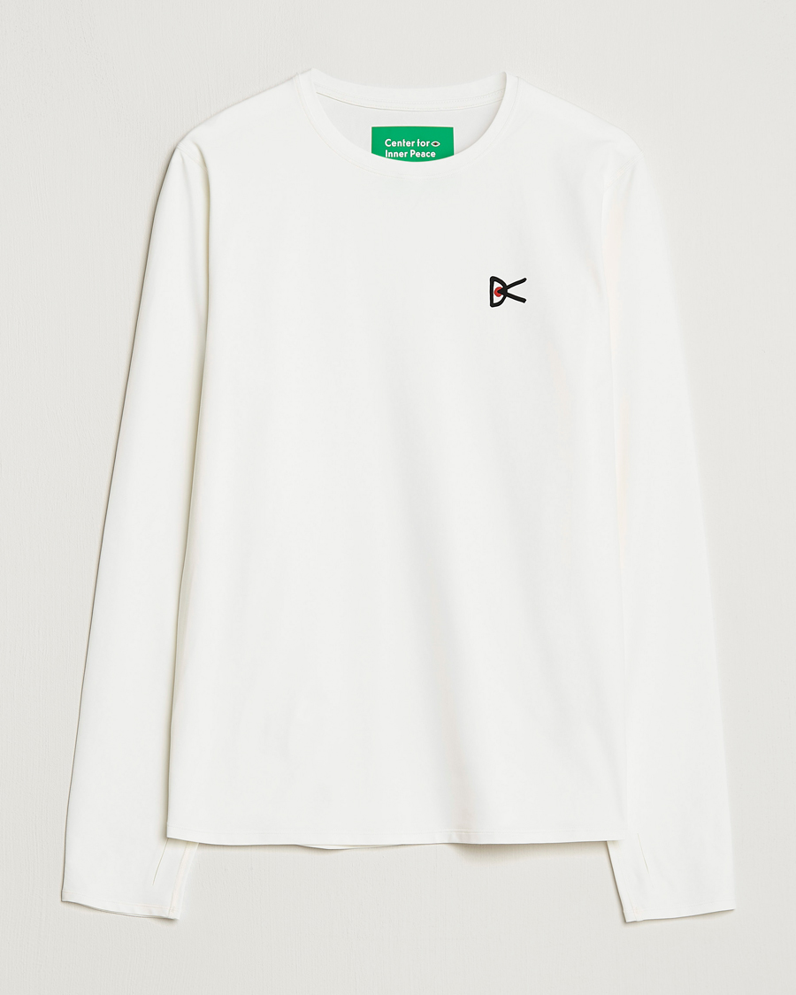 Herre |  | District Vision | Deva-Tech Long Sleeve T-Shirt White