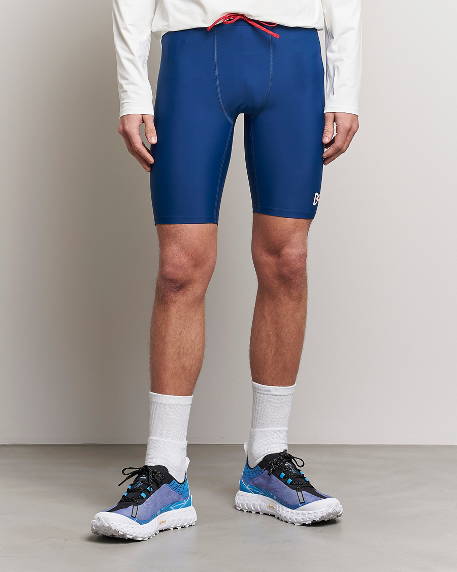 Herre | Funktionelle shorts | District Vision | TomTom Half Tights Ocean Blue