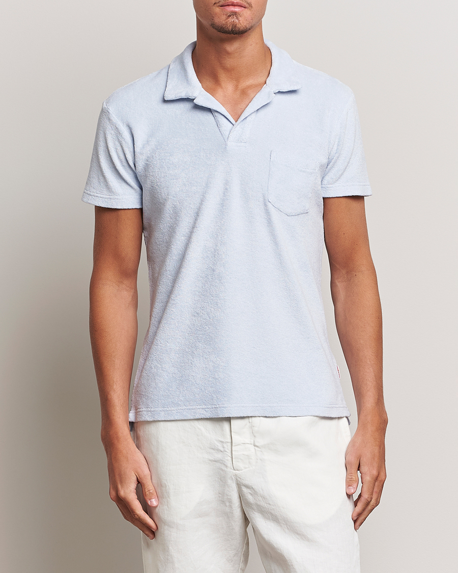 Herre | Polotrøjer | Orlebar Brown | Terry Polo Light Island Sky