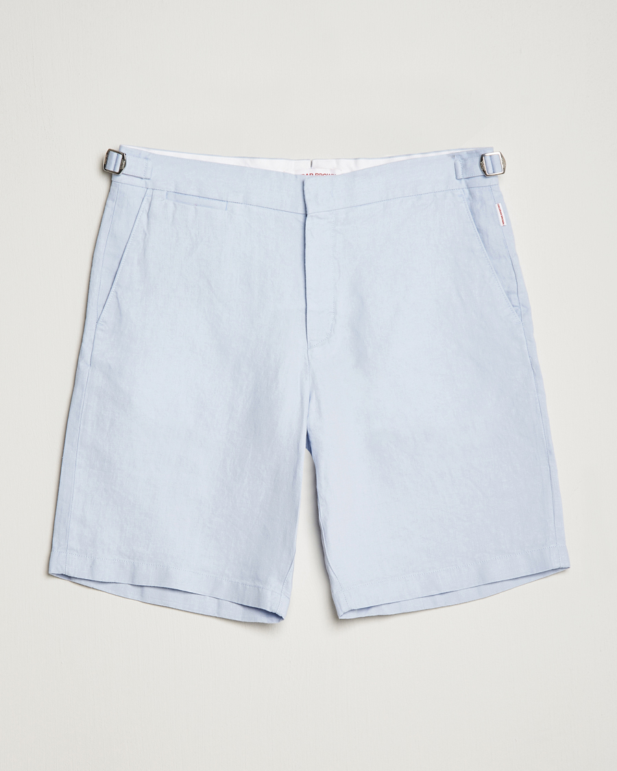 Herre | Shorts | Orlebar Brown | Norwich Linen Shorts Light Island Sky
