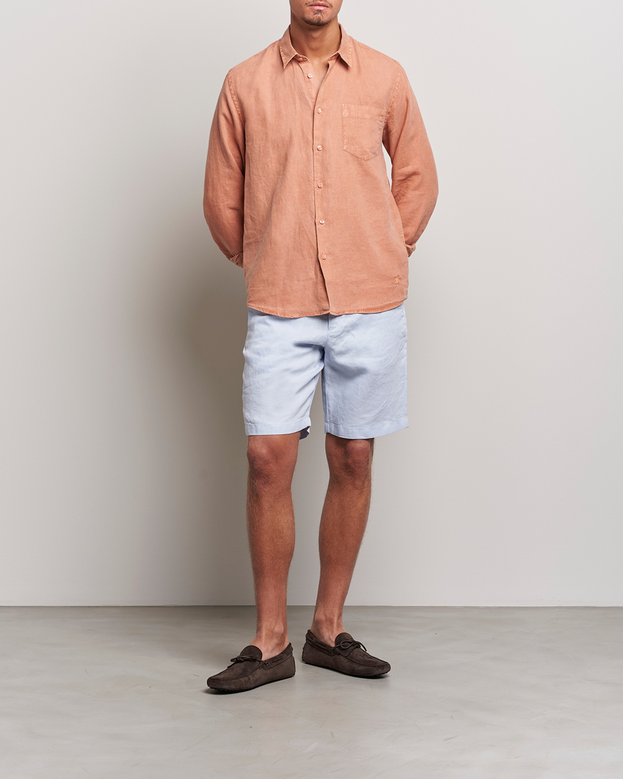 Herre | Shorts | Orlebar Brown | Norwich Linen Shorts Light Island Sky